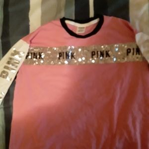 Pink bling shirt